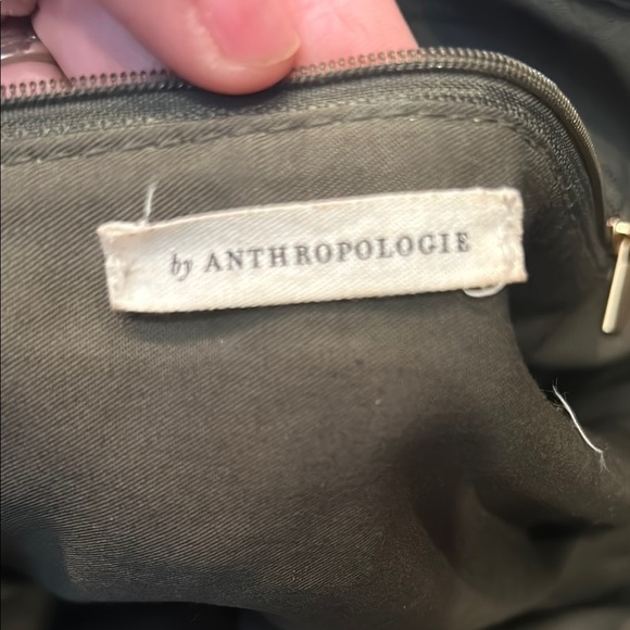 Anthropologie Sage Green Fabric Bag - Picture 2 of 9